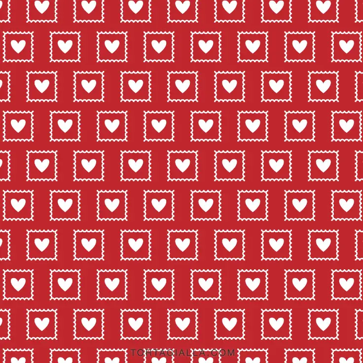 FREEBIE DOWNLOAD: Preview of heart stamp printable paper download