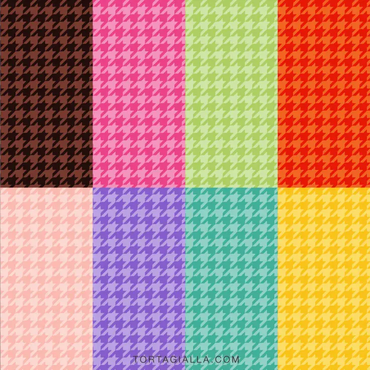 FREE DOWNLOAD: Check out this colorful set of houndstooth pattern digital paper printables, beautiful background papers for scrapbooking and papercrafting!