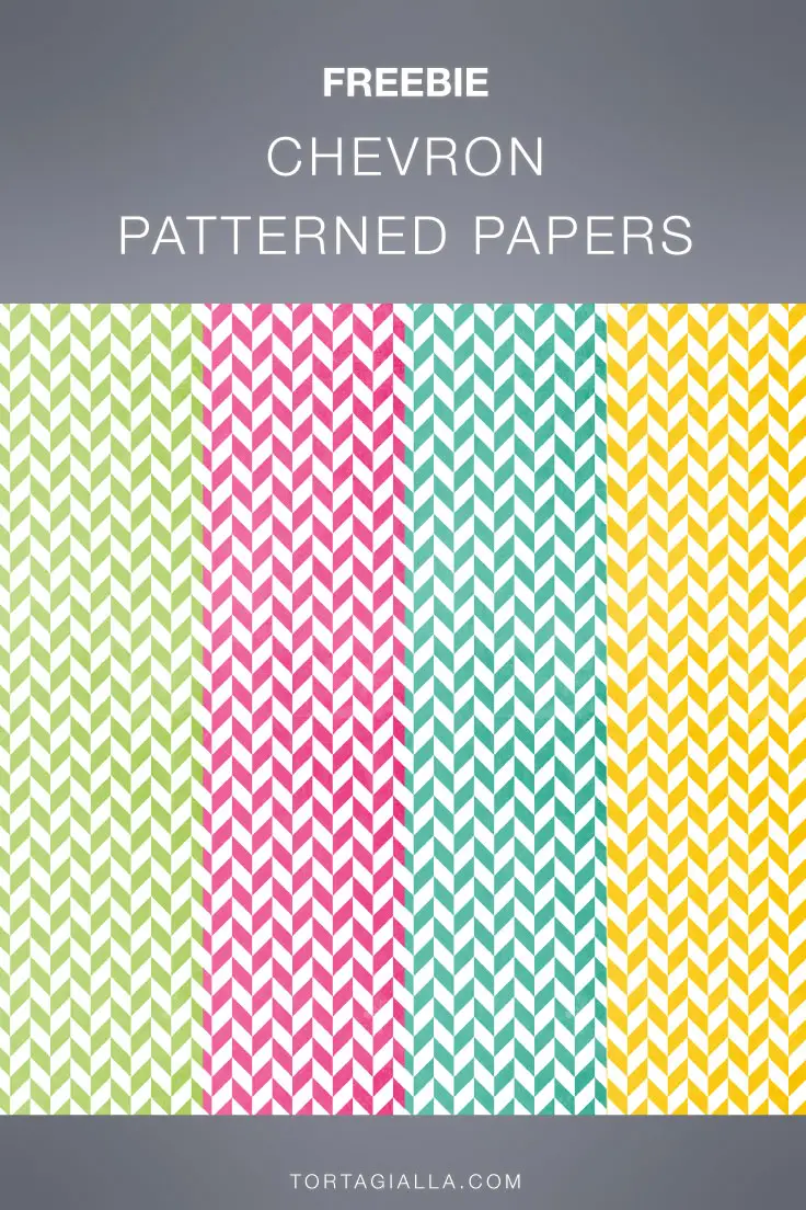 FREEBIE: Download this free printable split chevron patterned paper design for a lot of fun papercrafting projects just printing these papers!