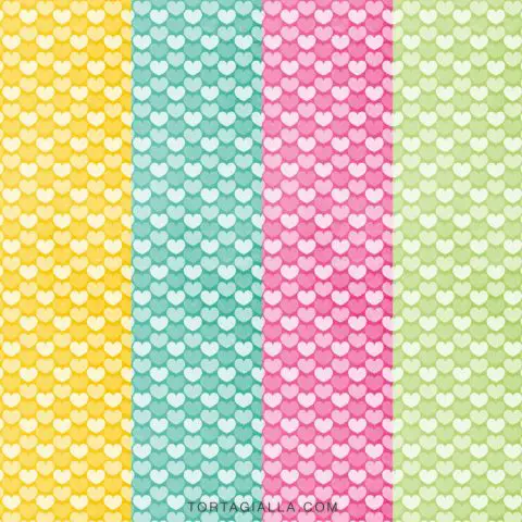 Free Printable Heart Patterned Papers - tortagialla