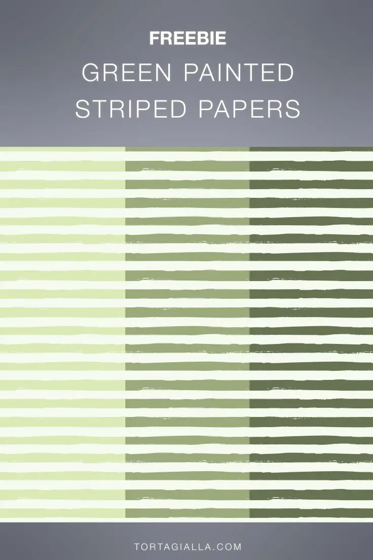 Download this set of Free Printable Green Painted Stripes Papers for scrapbooking, journaling and papercrafting.