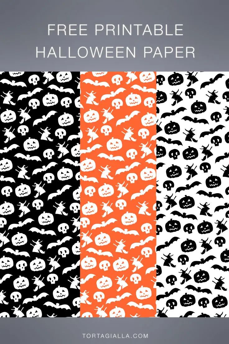 Free Download free halloween patterned paper printable