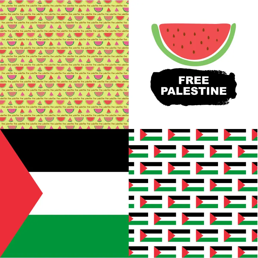 For personal use - Free Palestine Posters and Decorative Paper Printables