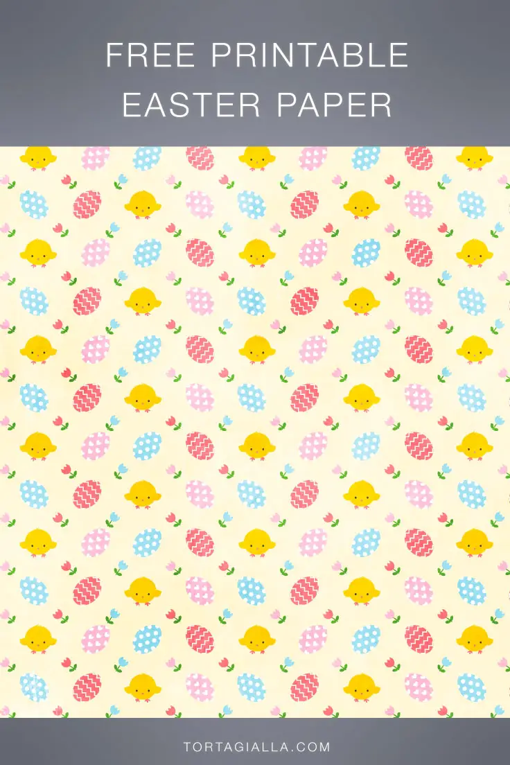 Free Download: Download this free printable easter paper for papercrafting, collage, cardmaking, scrapbooking and more this Springtime Easter season!